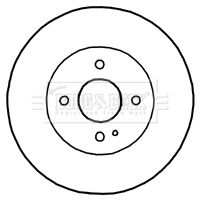 BORG & BECK Тормозной диск BBD4650